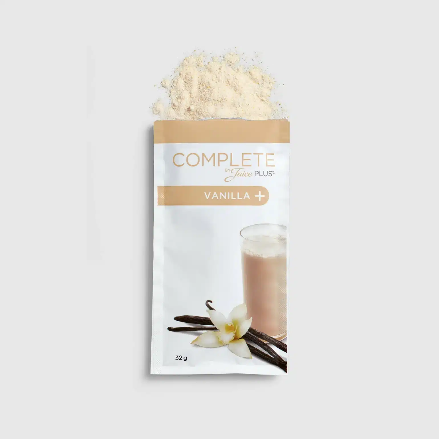 Juice Plus+ Vanilla Shakes klein geöffnet